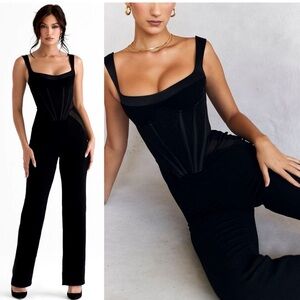 NWT House of CB Mylene Corset Jumpsuit
